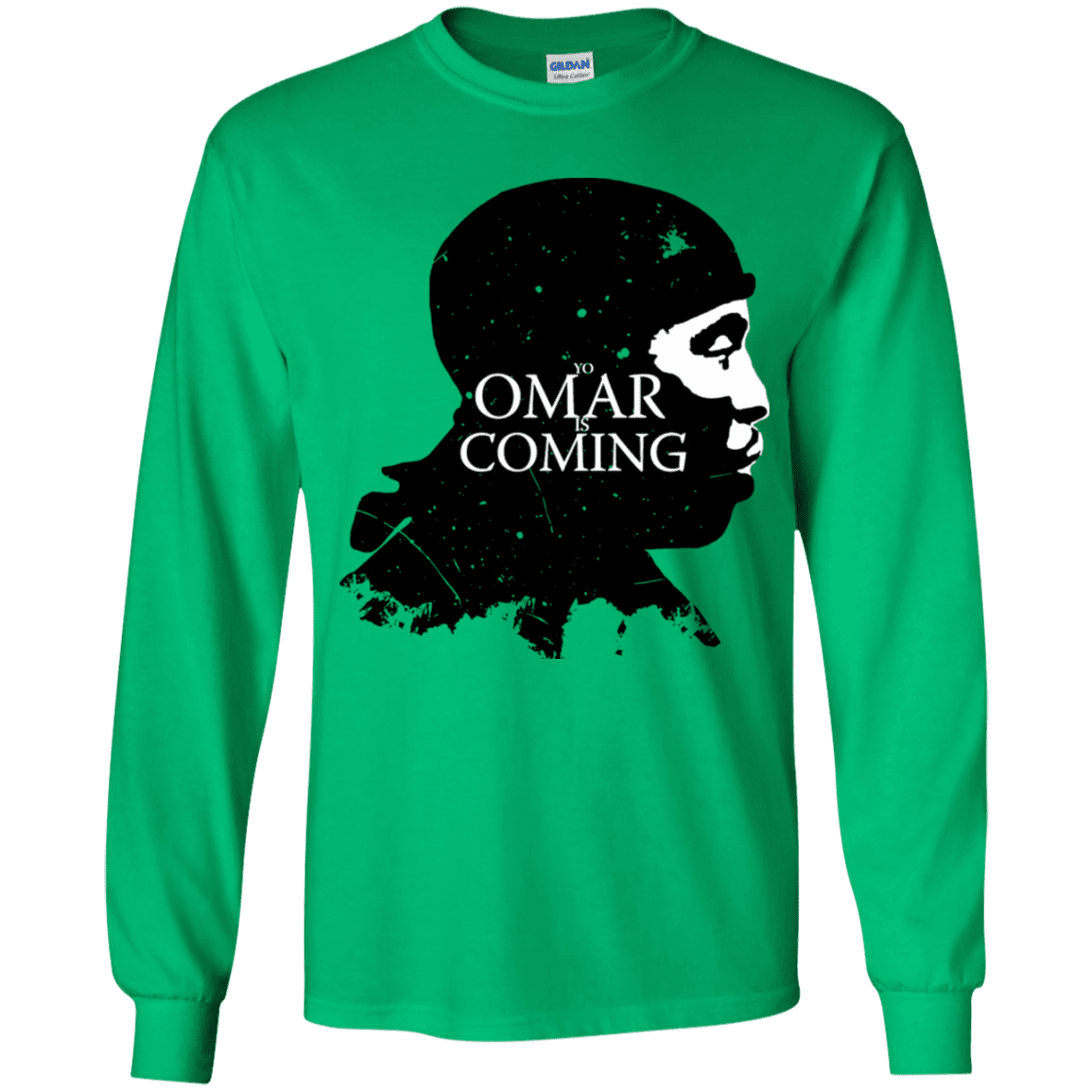 T-Shirts Irish Green / YS Yo Omar Is Coming Youth Long Sleeve T-Shirt