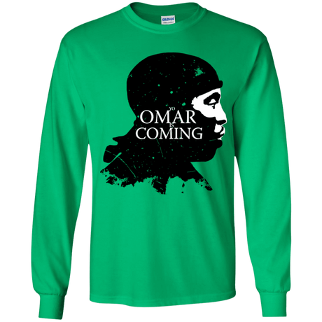 T-Shirts Irish Green / YS Yo Omar Is Coming Youth Long Sleeve T-Shirt