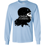 T-Shirts Light Blue / YS Yo Omar Is Coming Youth Long Sleeve T-Shirt