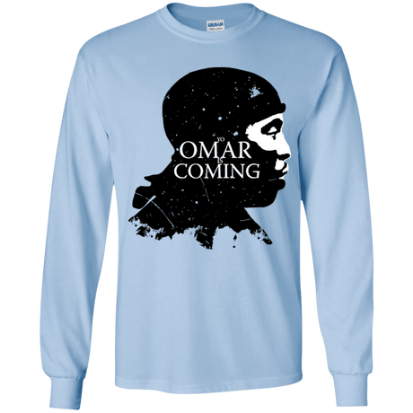 T-Shirts Light Blue / YS Yo Omar Is Coming Youth Long Sleeve T-Shirt