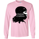 T-Shirts Light Pink / YS Yo Omar Is Coming Youth Long Sleeve T-Shirt