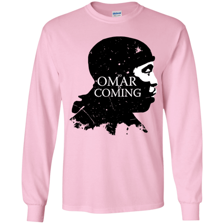 T-Shirts Light Pink / YS Yo Omar Is Coming Youth Long Sleeve T-Shirt