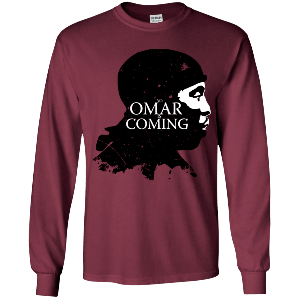 T-Shirts Maroon / YS Yo Omar Is Coming Youth Long Sleeve T-Shirt