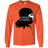 T-Shirts Orange / YS Yo Omar Is Coming Youth Long Sleeve T-Shirt