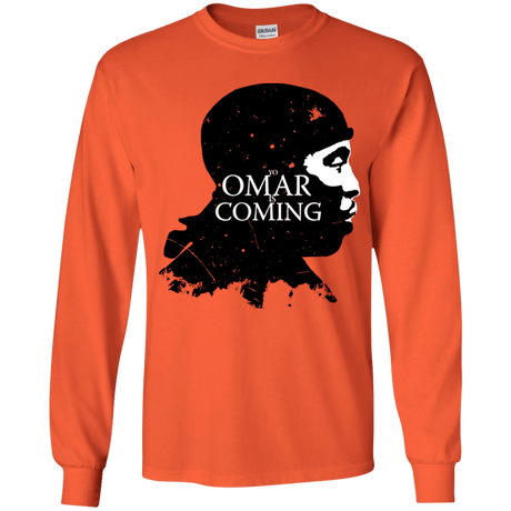 T-Shirts Orange / YS Yo Omar Is Coming Youth Long Sleeve T-Shirt