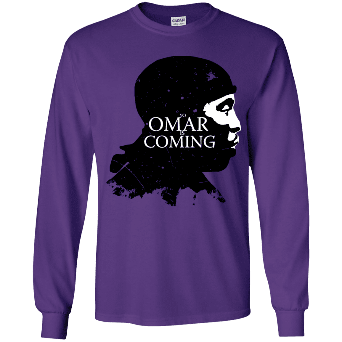 T-Shirts Purple / YS Yo Omar Is Coming Youth Long Sleeve T-Shirt