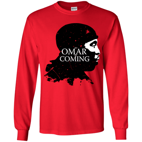 T-Shirts Red / YS Yo Omar Is Coming Youth Long Sleeve T-Shirt