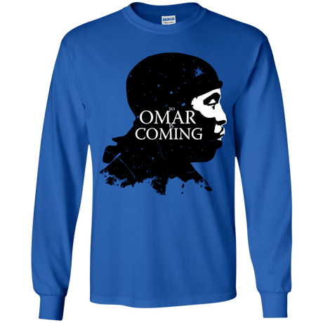 T-Shirts Royal / YS Yo Omar Is Coming Youth Long Sleeve T-Shirt