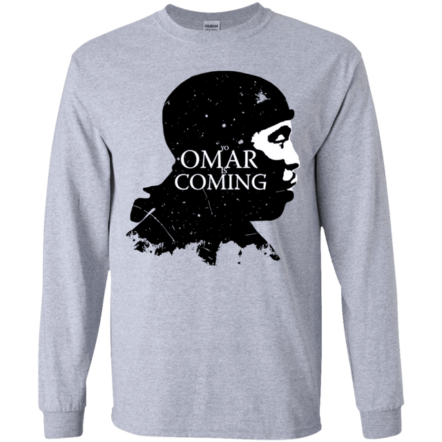 T-Shirts Sport Grey / YS Yo Omar Is Coming Youth Long Sleeve T-Shirt