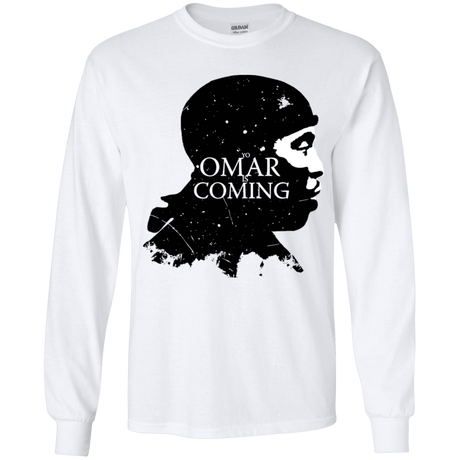 T-Shirts White / YS Yo Omar Is Coming Youth Long Sleeve T-Shirt