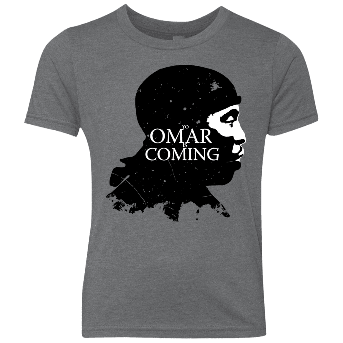 T-Shirts Premium Heather / YXS Yo Omar Is Coming Youth Triblend T-Shirt