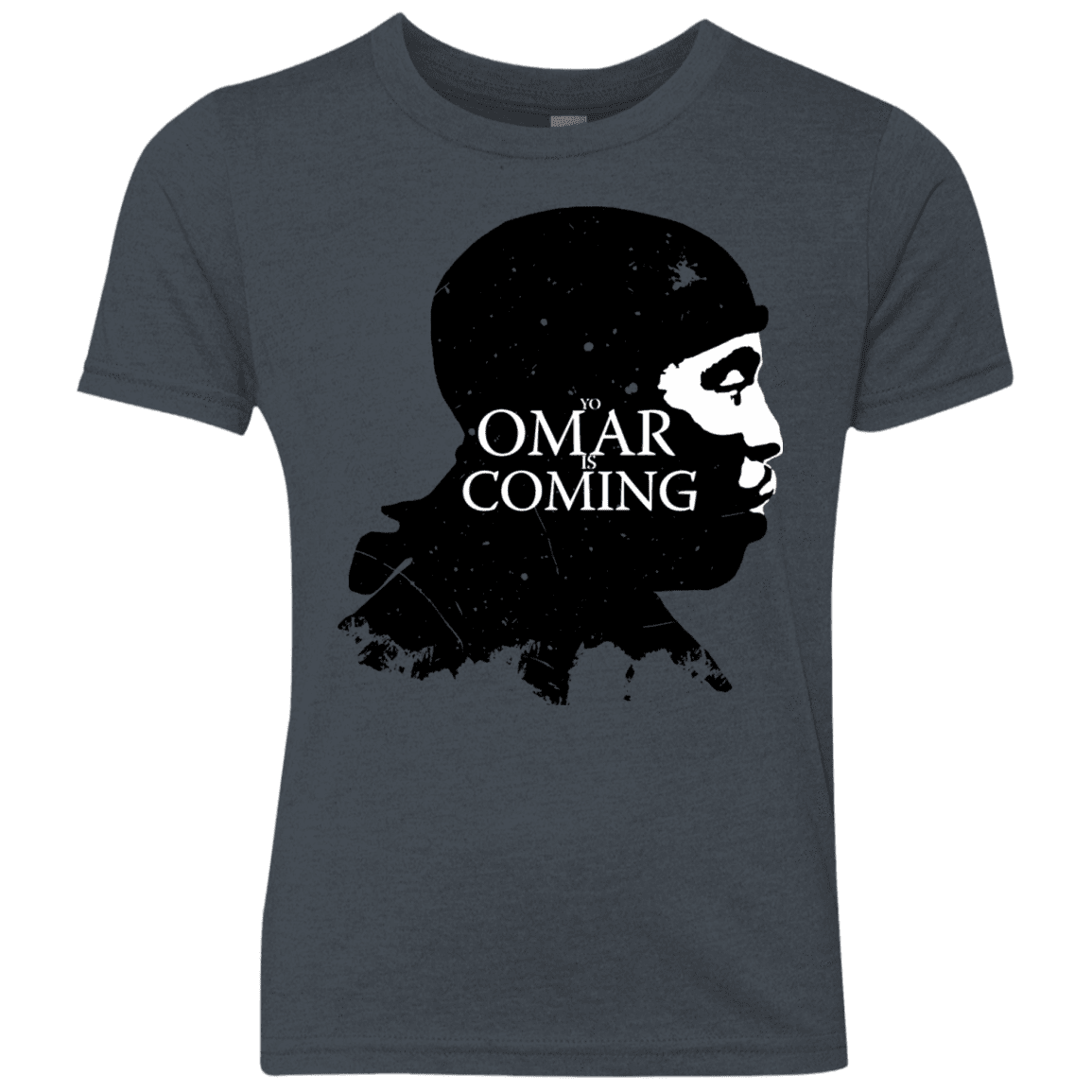 T-Shirts Vintage Navy / YXS Yo Omar Is Coming Youth Triblend T-Shirt