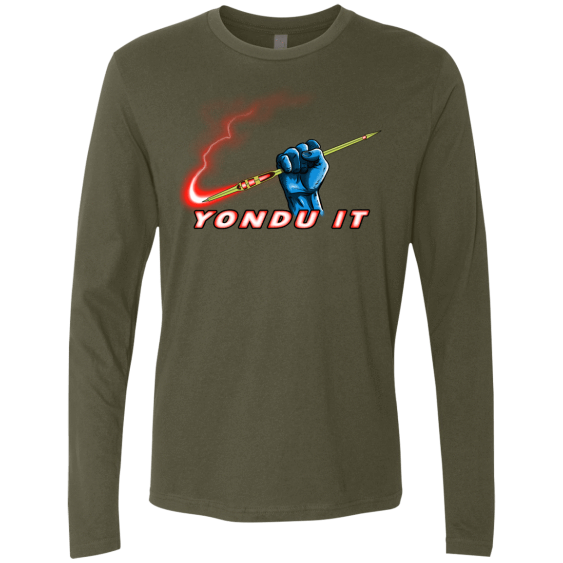 T-Shirts Military Green / S Yondu It Men's Premium Long Sleeve