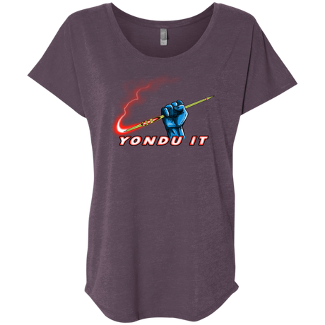 T-Shirts Vintage Purple / X-Small Yondu It Triblend Dolman Sleeve