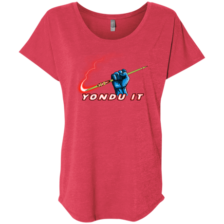 T-Shirts Vintage Red / X-Small Yondu It Triblend Dolman Sleeve