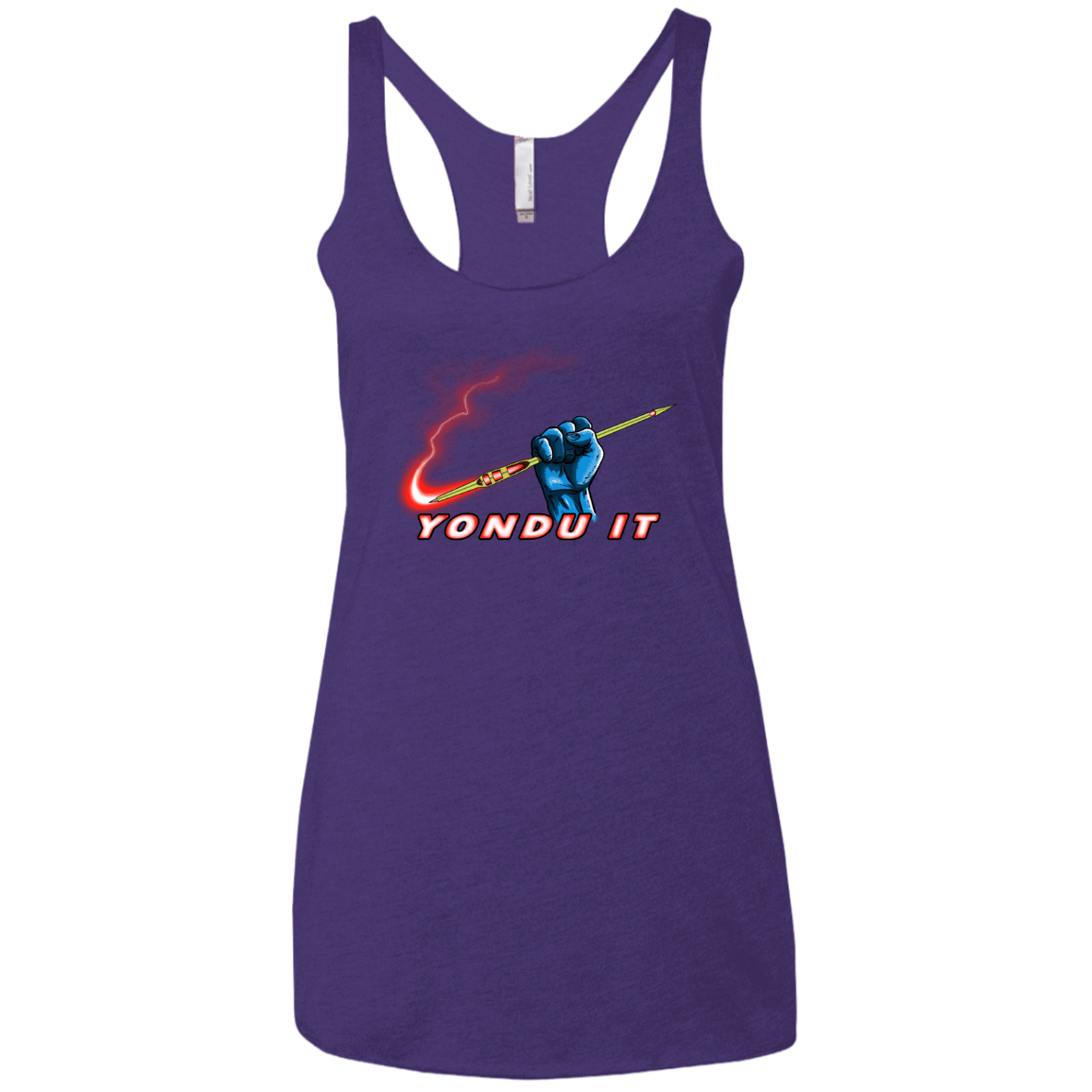 T-Shirts Purple Rush / X-Small Yondu It Women's Triblend Racerback Tank