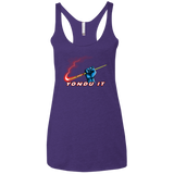 T-Shirts Purple Rush / X-Small Yondu It Women's Triblend Racerback Tank