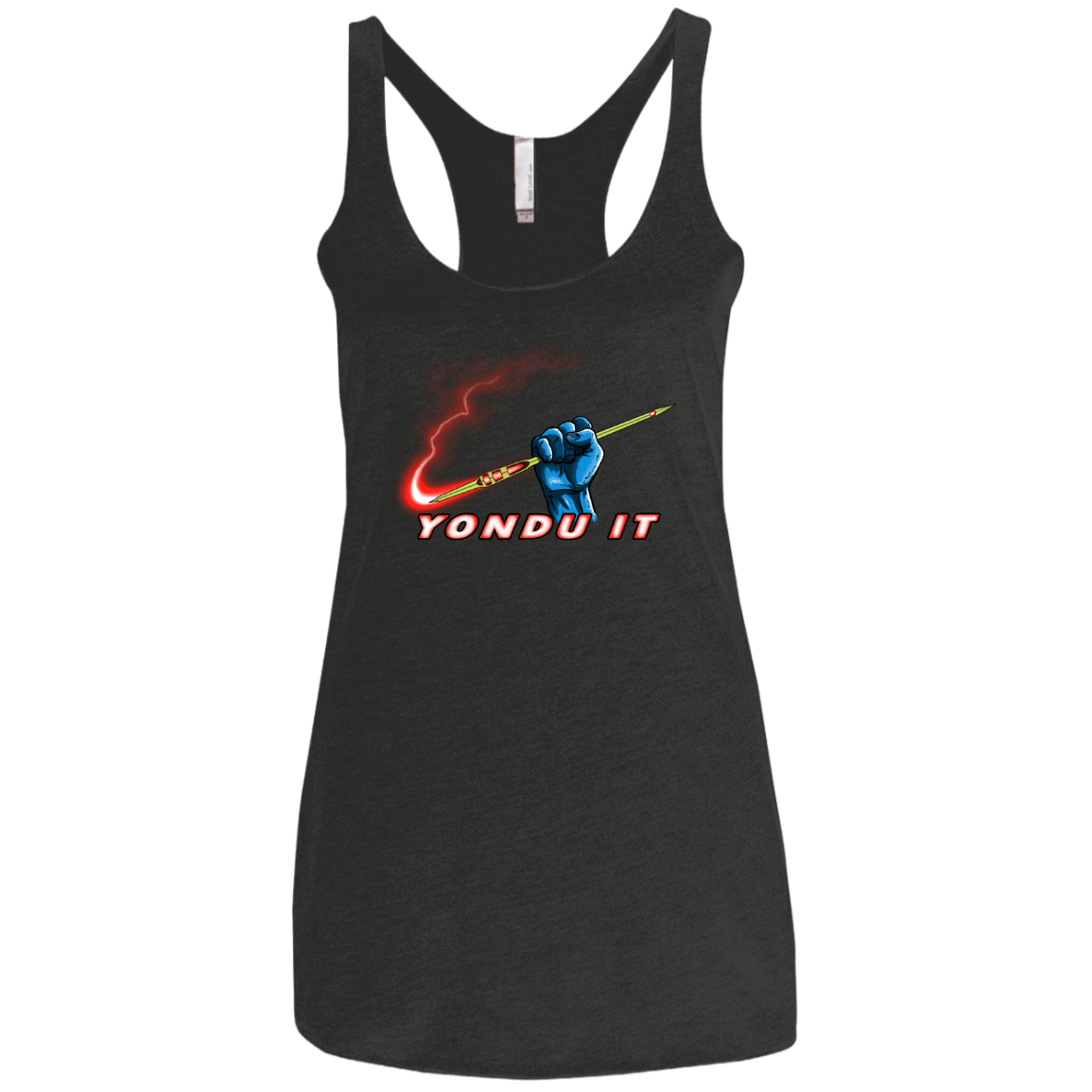 T-Shirts Vintage Black / X-Small Yondu It Women's Triblend Racerback Tank