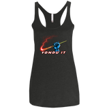 T-Shirts Vintage Black / X-Small Yondu It Women's Triblend Racerback Tank