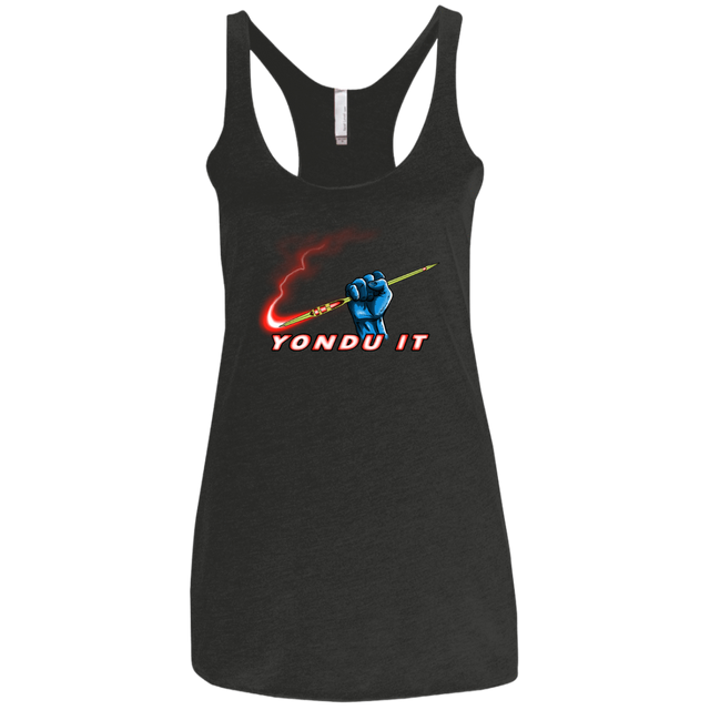 T-Shirts Vintage Black / X-Small Yondu It Women's Triblend Racerback Tank