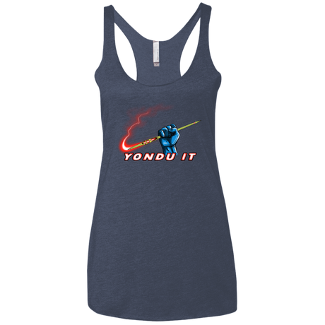 T-Shirts Vintage Navy / X-Small Yondu It Women's Triblend Racerback Tank