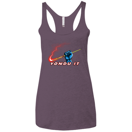 T-Shirts Vintage Purple / X-Small Yondu It Women's Triblend Racerback Tank