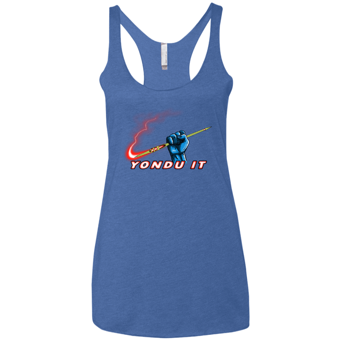T-Shirts Vintage Royal / X-Small Yondu It Women's Triblend Racerback Tank