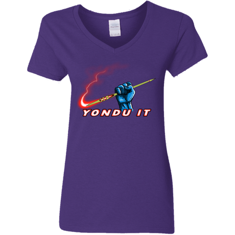 T-Shirts Purple / S Yondu It Women's V-Neck T-Shirt