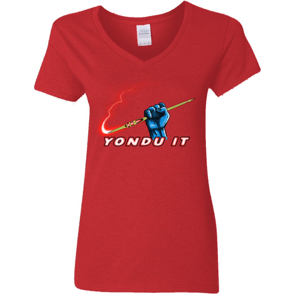 T-Shirts Red / S Yondu It Women's V-Neck T-Shirt