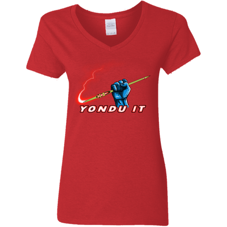 T-Shirts Red / S Yondu It Women's V-Neck T-Shirt