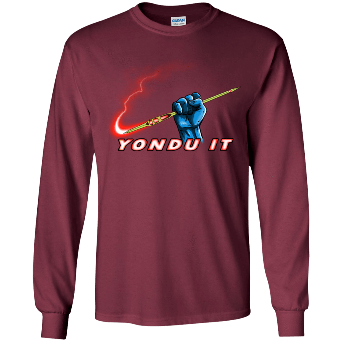 T-Shirts Maroon / YS Yondu It Youth Long Sleeve T-Shirt