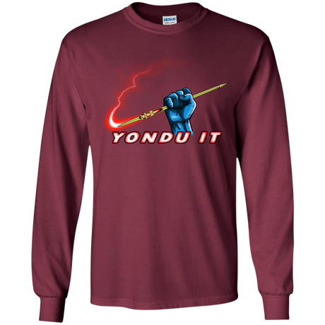 T-Shirts Maroon / YS Yondu It Youth Long Sleeve T-Shirt