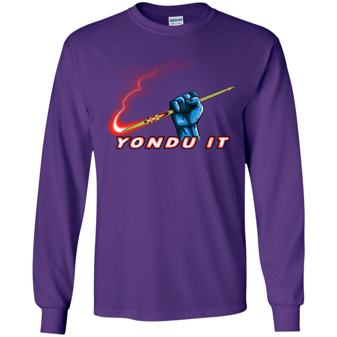 T-Shirts Purple / YS Yondu It Youth Long Sleeve T-Shirt