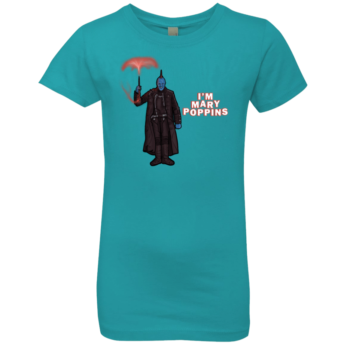 T-Shirts Tahiti Blue / YXS Yondu Poppins Girls Premium T-Shirt