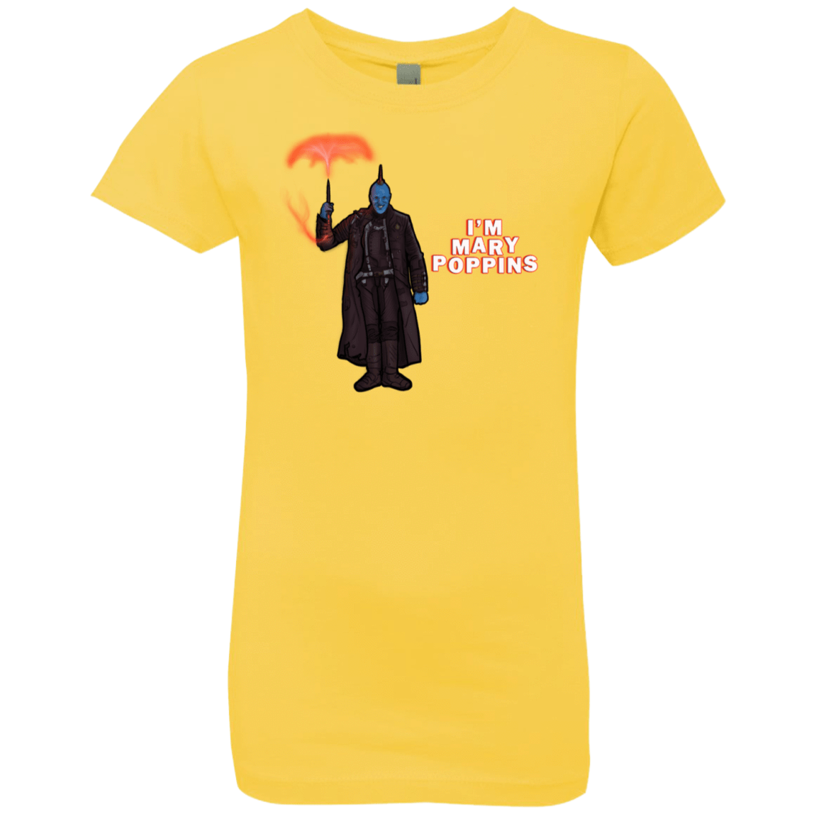 T-Shirts Vibrant Yellow / YXS Yondu Poppins Girls Premium T-Shirt