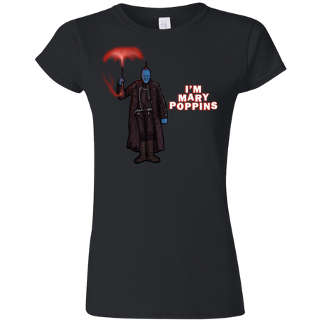 T-Shirts Black / S Yondu Poppins Junior Slimmer-Fit T-Shirt