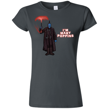 T-Shirts Charcoal / S Yondu Poppins Junior Slimmer-Fit T-Shirt