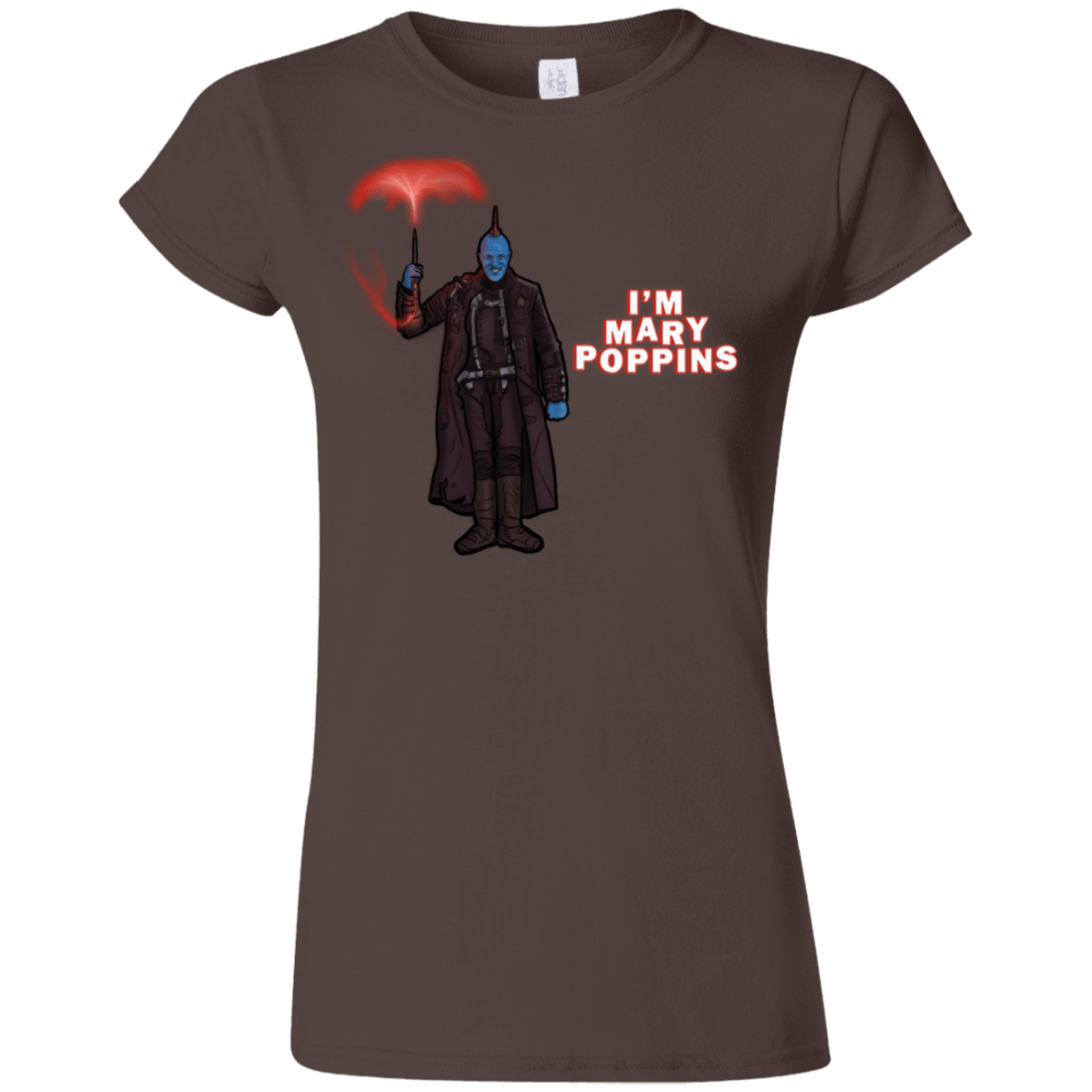 T-Shirts Dark Chocolate / S Yondu Poppins Junior Slimmer-Fit T-Shirt