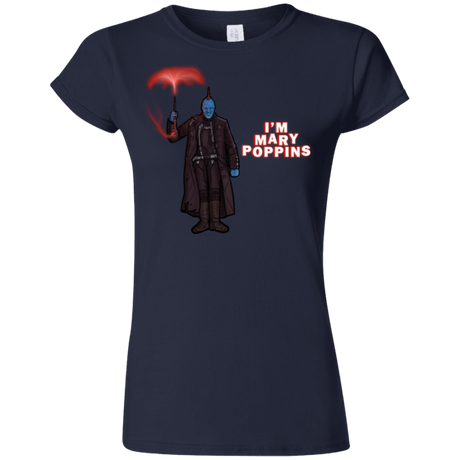 T-Shirts Navy / S Yondu Poppins Junior Slimmer-Fit T-Shirt