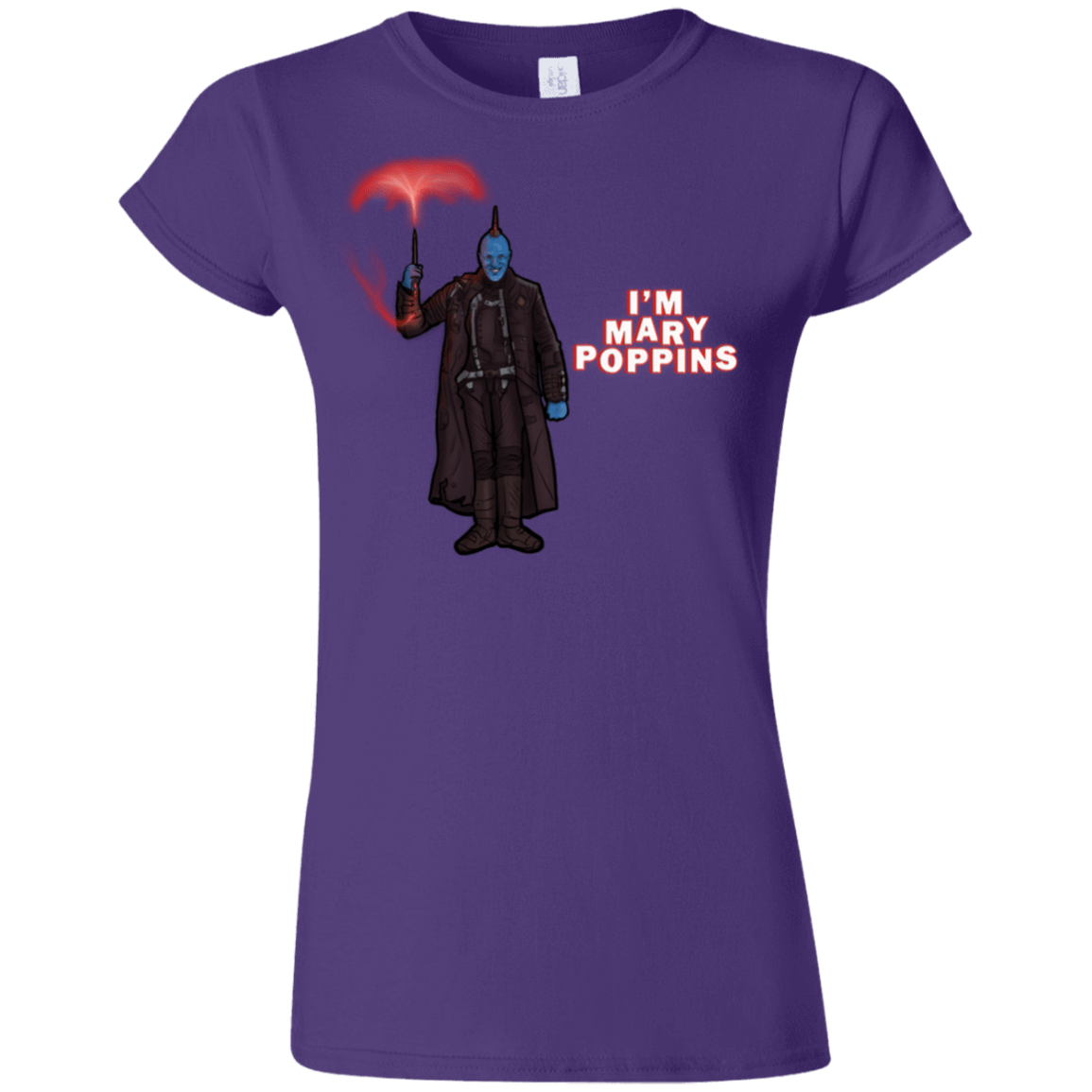 T-Shirts Purple / S Yondu Poppins Junior Slimmer-Fit T-Shirt