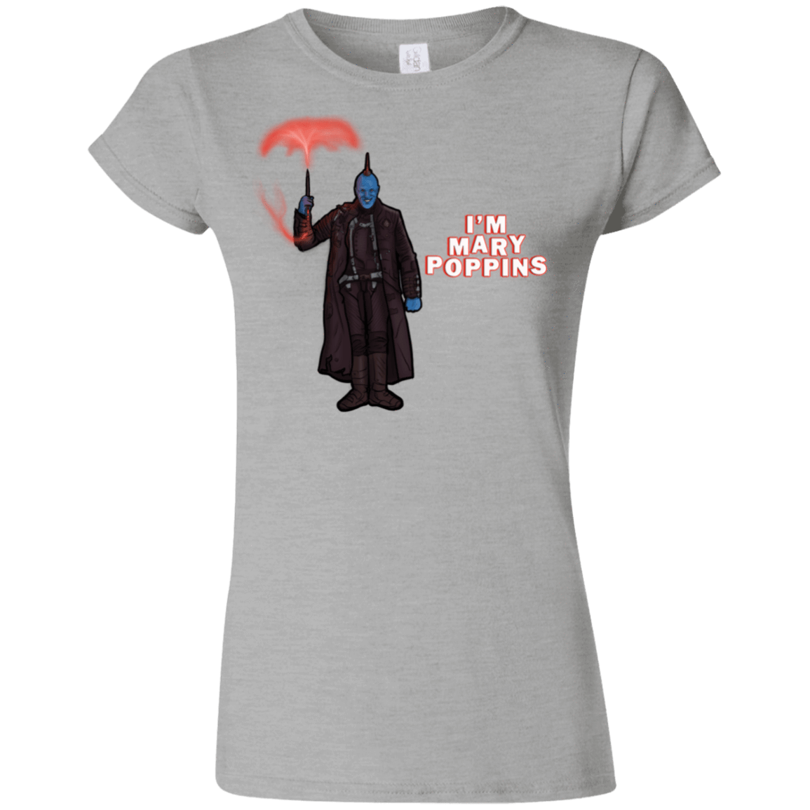 T-Shirts Sport Grey / S Yondu Poppins Junior Slimmer-Fit T-Shirt