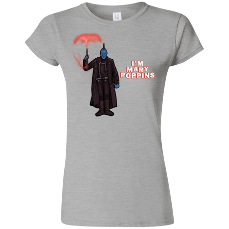 T-Shirts Sport Grey / S Yondu Poppins Junior Slimmer-Fit T-Shirt