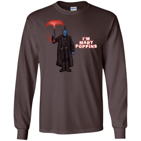 T-Shirts Dark Chocolate / S Yondu Poppins Men's Long Sleeve T-Shirt