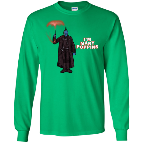 T-Shirts Irish Green / S Yondu Poppins Men's Long Sleeve T-Shirt