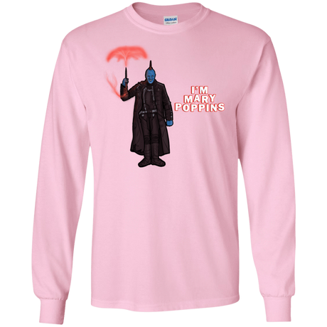 T-Shirts Light Pink / S Yondu Poppins Men's Long Sleeve T-Shirt