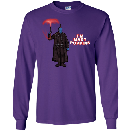 T-Shirts Purple / S Yondu Poppins Men's Long Sleeve T-Shirt