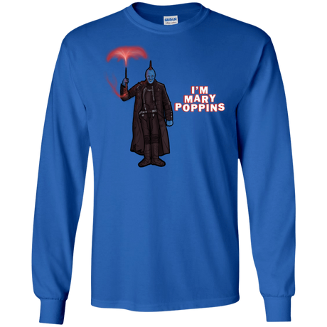 T-Shirts Royal / S Yondu Poppins Men's Long Sleeve T-Shirt