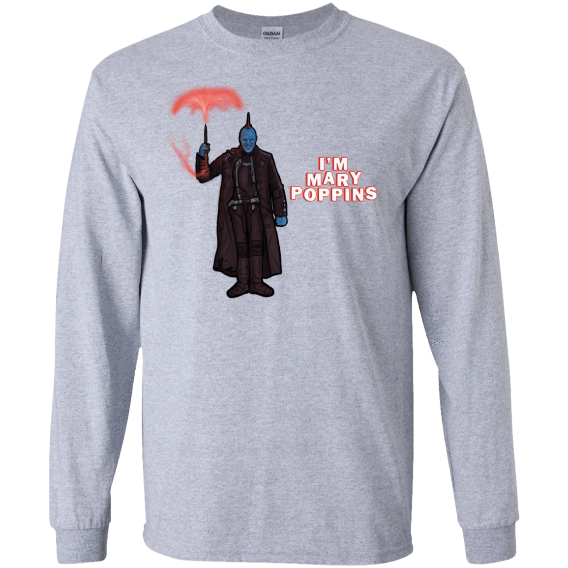 T-Shirts Sport Grey / S Yondu Poppins Men's Long Sleeve T-Shirt