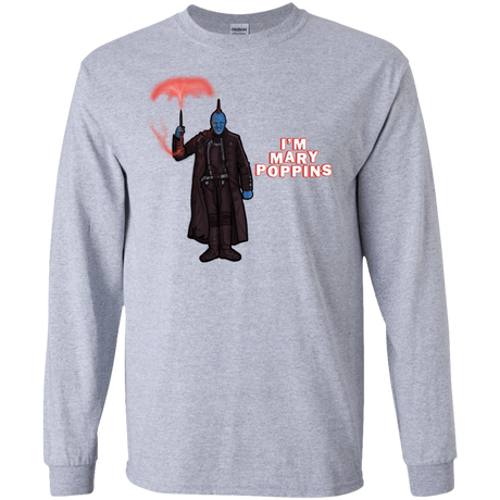 T-Shirts Sport Grey / S Yondu Poppins Men's Long Sleeve T-Shirt