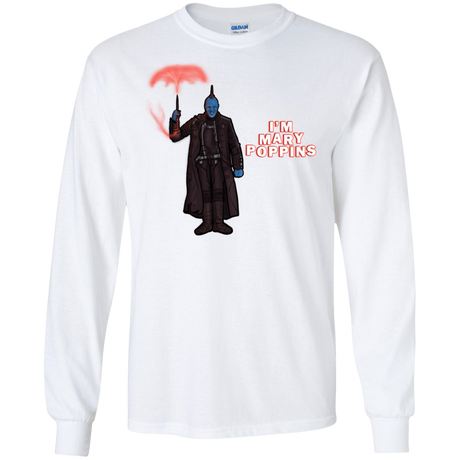 T-Shirts White / S Yondu Poppins Men's Long Sleeve T-Shirt